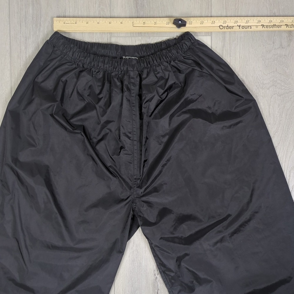 Motocentric Riding Pants Mens Extra Large 36 Black Windbreaker Mesh Ankle Zip - Picture 3 of 11